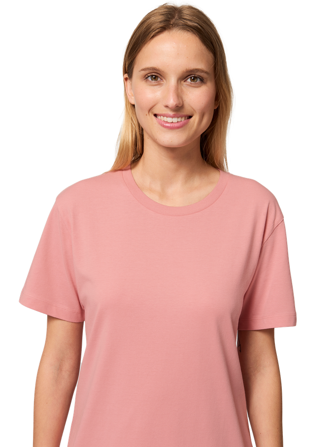 FellHerz T-Shirt Kleid rosa from FellHerz T-Shirts - bio, fair & vegan