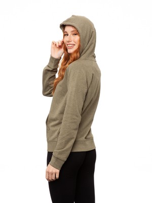 Hoodie Heather Khaki from FellHerz T-Shirts - bio, fair & vegan