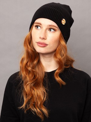 Beanie black from FellHerz T-Shirts - bio, fair & vegan