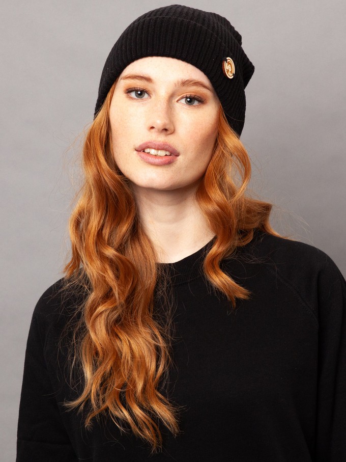 Beanie black from FellHerz T-Shirts - bio, fair & vegan