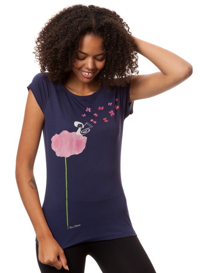 Tubamädchen Cap Sleeve midnight from FellHerz T-Shirts - bio, fair & vegan