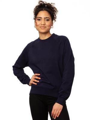 Raglan Sweater navy from FellHerz T-Shirts - bio, fair & vegan