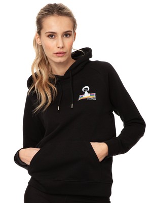 Ommm Hoodie black from FellHerz T-Shirts - bio, fair & vegan