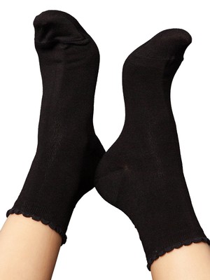 Socken mit Viskose (aus Bambus-Cellulose) Herz schwarz from FellHerz T-Shirts - bio, fair & vegan