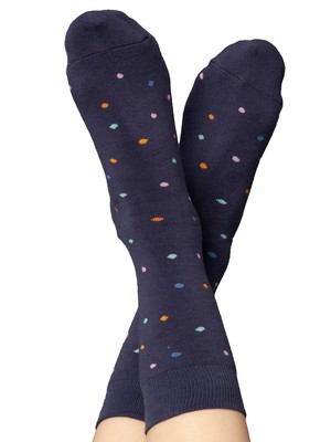 Warme Kuschel-Socken mit Bio-Baumwolle Konfetti thundercloud from FellHerz T-Shirts - bio, fair & vegan