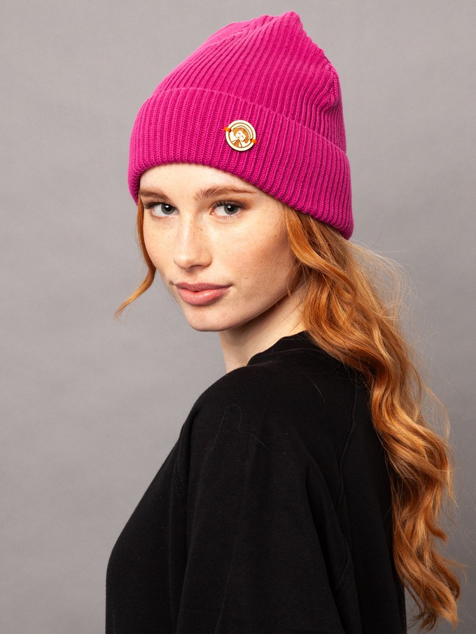 Beanie pink from FellHerz T-Shirts - bio, fair & vegan