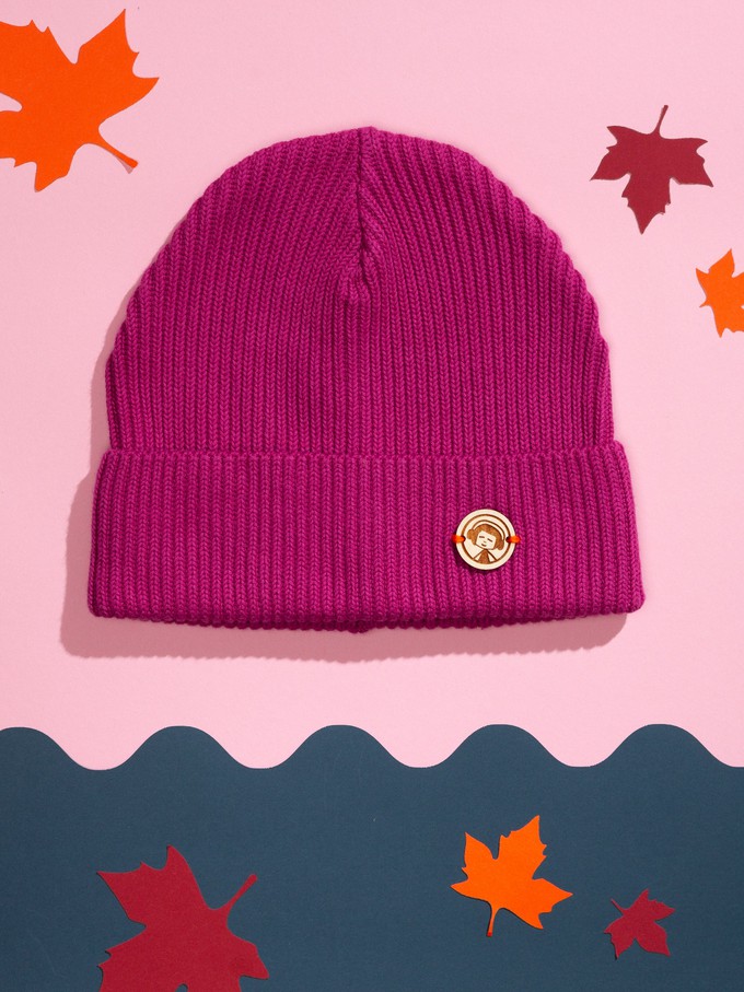 Beanie pink from FellHerz T-Shirts - bio, fair & vegan