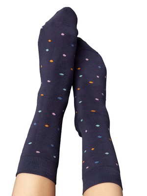 Warme Kuschel-Socken mit Bio-Baumwolle Konfetti thundercloud from FellHerz T-Shirts - bio, fair & vegan