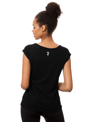 Ommm Cap Sleeve black from FellHerz T-Shirts - bio, fair & vegan