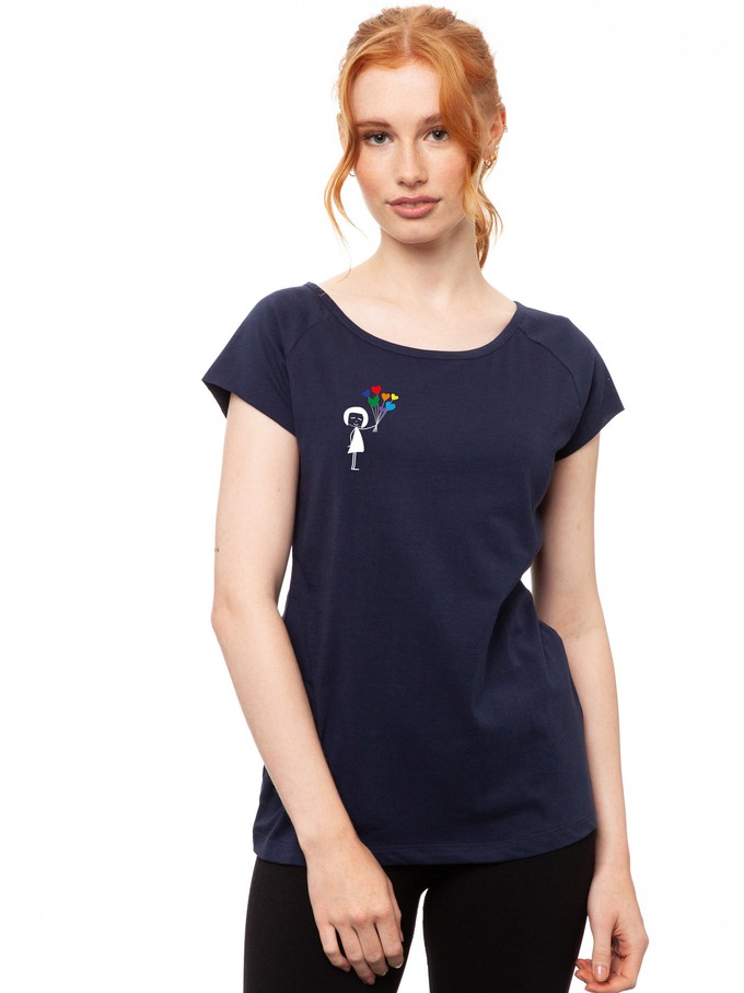 Be nice! Cap Sleeve midnight from FellHerz T-Shirts - bio, fair & vegan