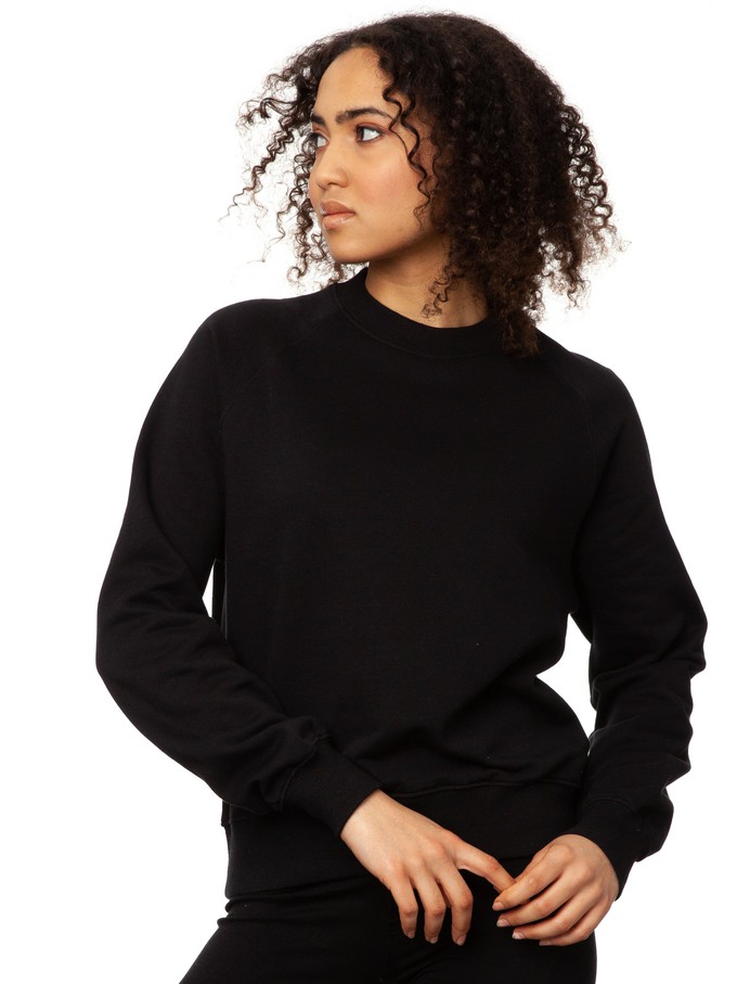 Raglan Sweater black from FellHerz T-Shirts - bio, fair & vegan