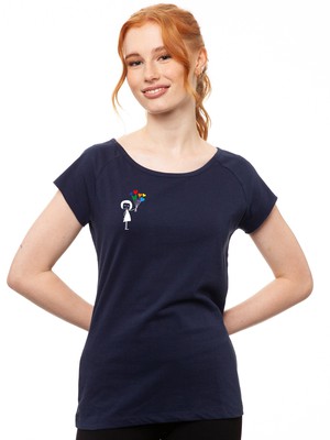 Be nice! Cap Sleeve midnight from FellHerz T-Shirts - bio, fair & vegan