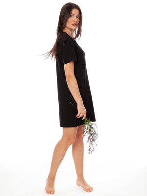 FellHerz T-Shirt Kleid black from FellHerz T-Shirts - bio, fair & vegan