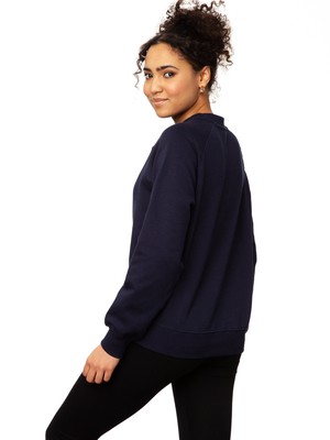 Raglan Sweater navy from FellHerz T-Shirts - bio, fair & vegan