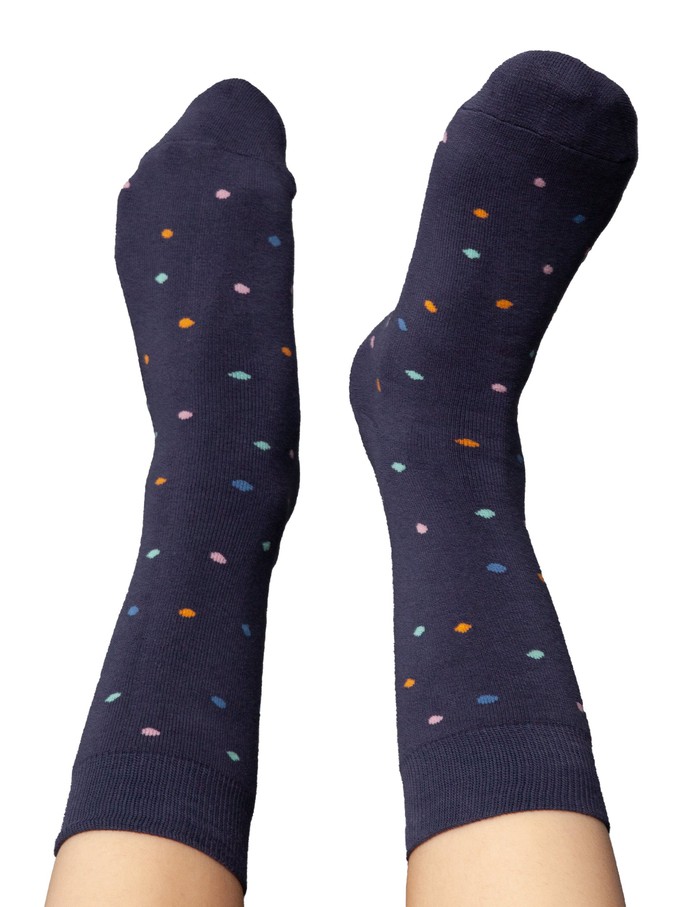 Warme Kuschel-Socken mit Bio-Baumwolle Konfetti thundercloud from FellHerz T-Shirts - bio, fair & vegan