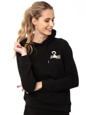 Ommm Hoodie black from FellHerz T-Shirts - bio, fair & vegan