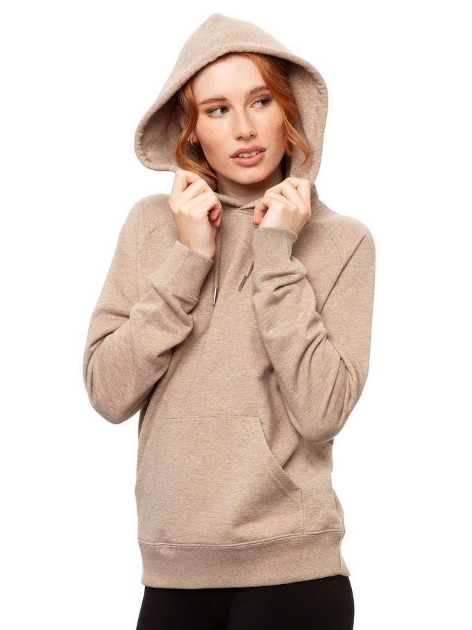 Hoodie Heather Sand from FellHerz T-Shirts - bio, fair & vegan