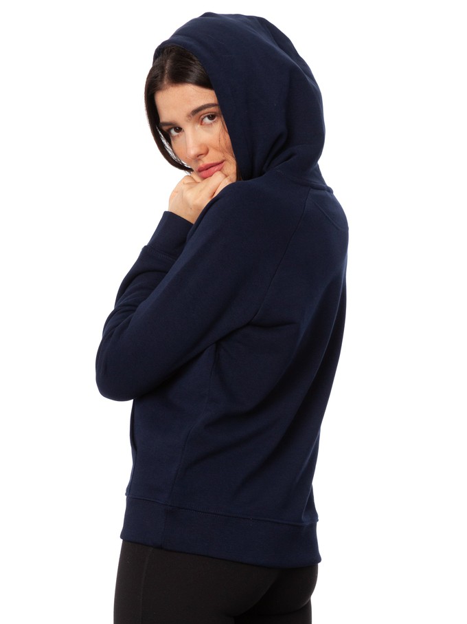 Glücksklee Hoodie navy from FellHerz T-Shirts - bio, fair & vegan