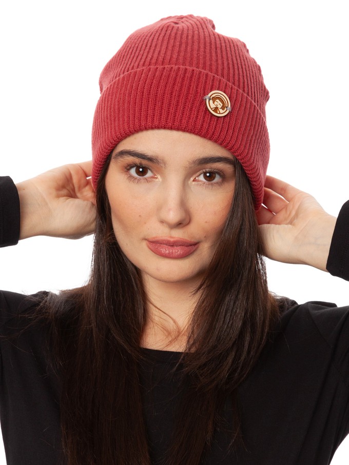 Beanie red earth from FellHerz T-Shirts - bio, fair & vegan