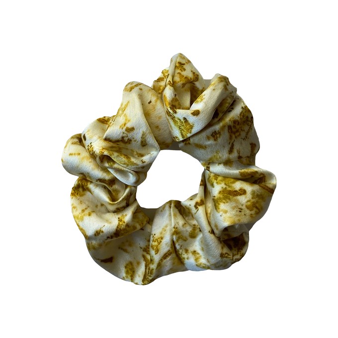 Silk Scrunchie - Petal Yellow from Floria Collective