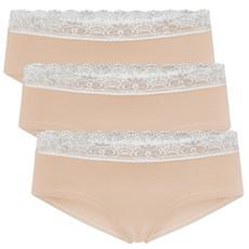 Set: Bio Hipster Spitze, 3x nude via Frija Omina