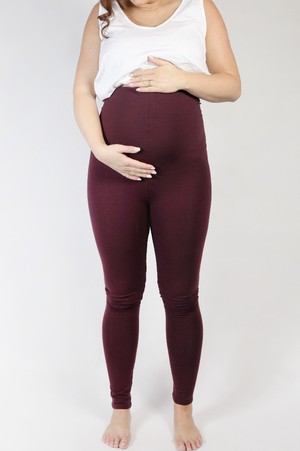 Bio Leggings Mama, aubergine from Frija Omina