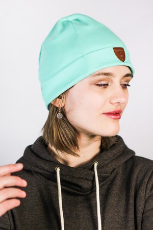 Nachhaltige Beanie Basel mint from Frija Omina