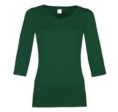 Bio 3/4 Arm- Shirt Winda smaragd (grün) via Frija Omina