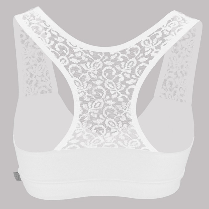 Bio-Bustier Jondel-Top weiß from Frija Omina