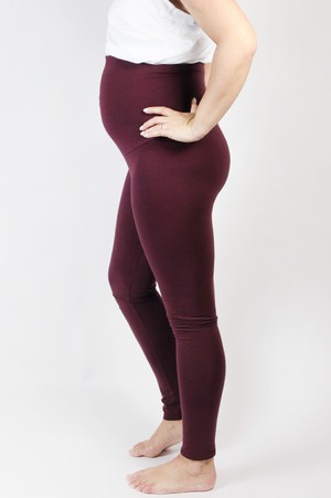 Bio Leggings Mama, aubergine from Frija Omina