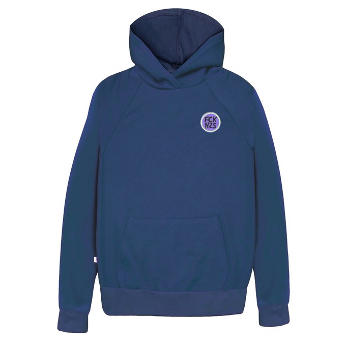 Hoodie FCK NZS blau from Frija Omina