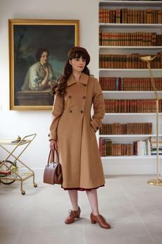 Doris Wool Cashmere Coat via GAÂLA