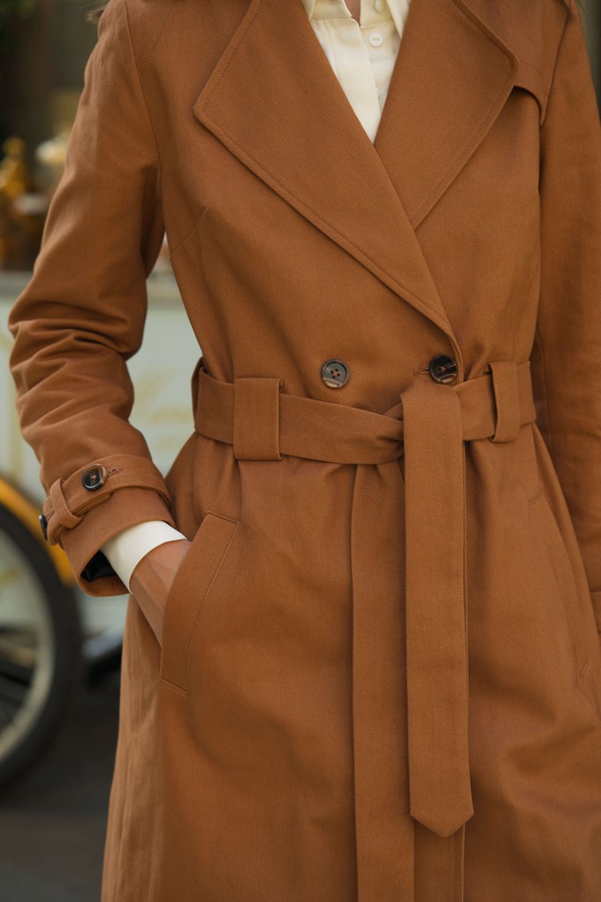 Benedicte Cotton Trench Coat from GAÂLA