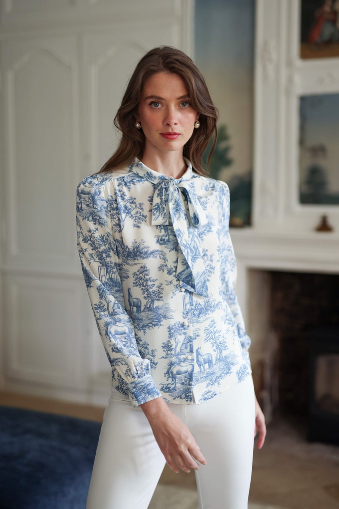 Lena Toile De Jouy Blouse from GAÂLA