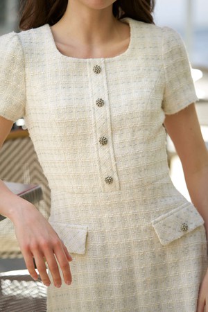 Dina Tweed Dress from GAÂLA