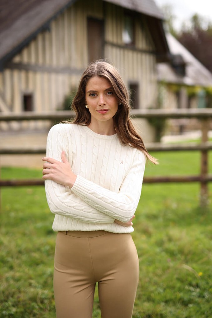 Christina Cable Knit Sweater from GAÂLA