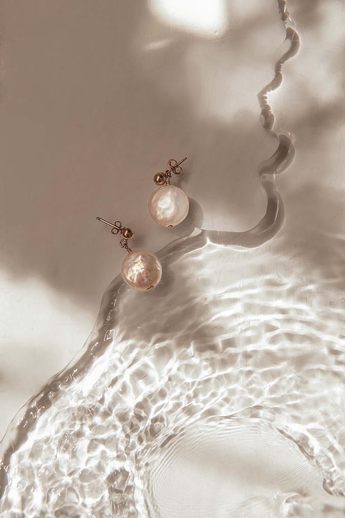 Halo Pearl Earrings from GAÂLA