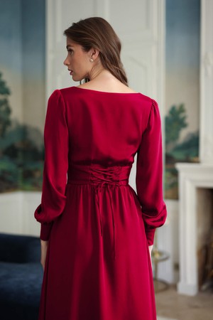 Rouge Tencel Dress from GAÂLA