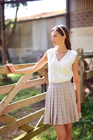 Erin Handknit Sweater Vest from GAÂLA