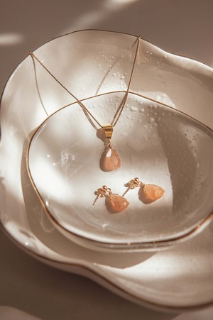 Chérie Moonstone Earrings from GAÂLA