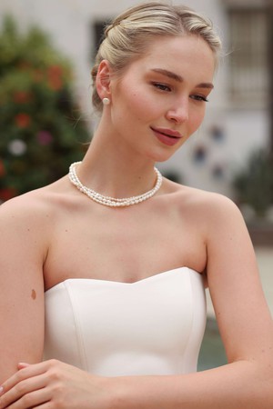 Mathilde Multistrand Pearl Necklace from GAÂLA