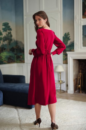 Rouge Tencel Dress from GAÂLA