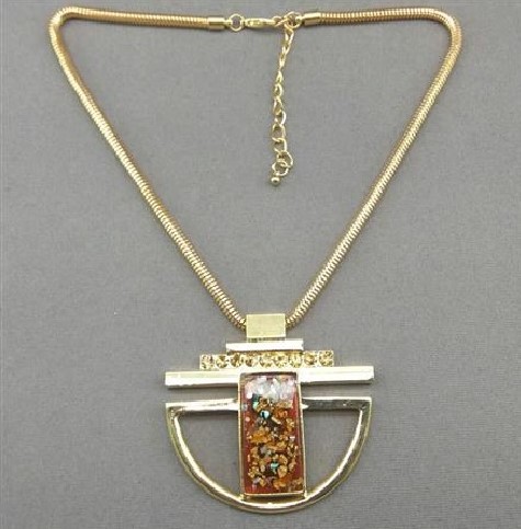 Egypt Design stone Necklace from Grab Your Garb