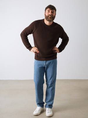 Heavy Knit Pullover Männer from Honest Basics