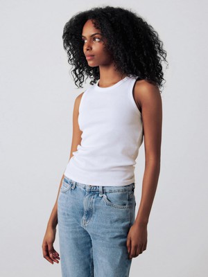 Ribbed Racer Top from Honest Basics