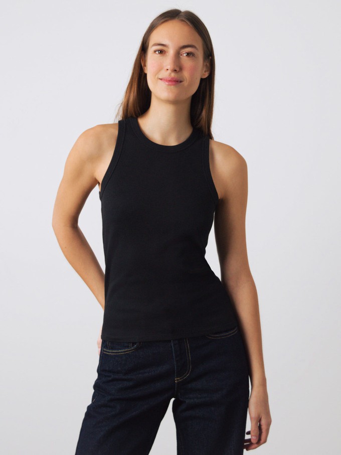 Ribbed Racer Top from Honest Basics