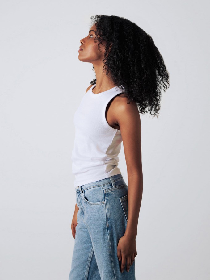 Ribbed Racer Top from Honest Basics