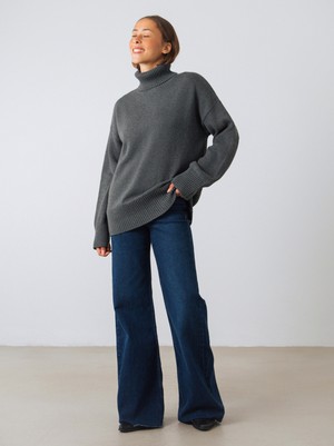 Chunky Rollkragenpullover Frauen from Honest Basics