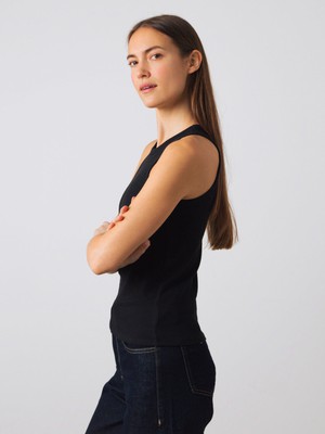 Ribbed Racer Top from Honest Basics