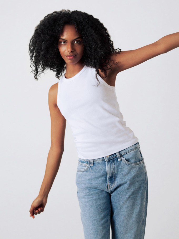 Ribbed Racer Top from Honest Basics